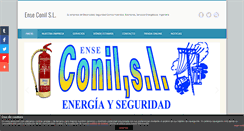 Desktop Screenshot of enseconil.com