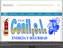 Tablet Screenshot of enseconil.com